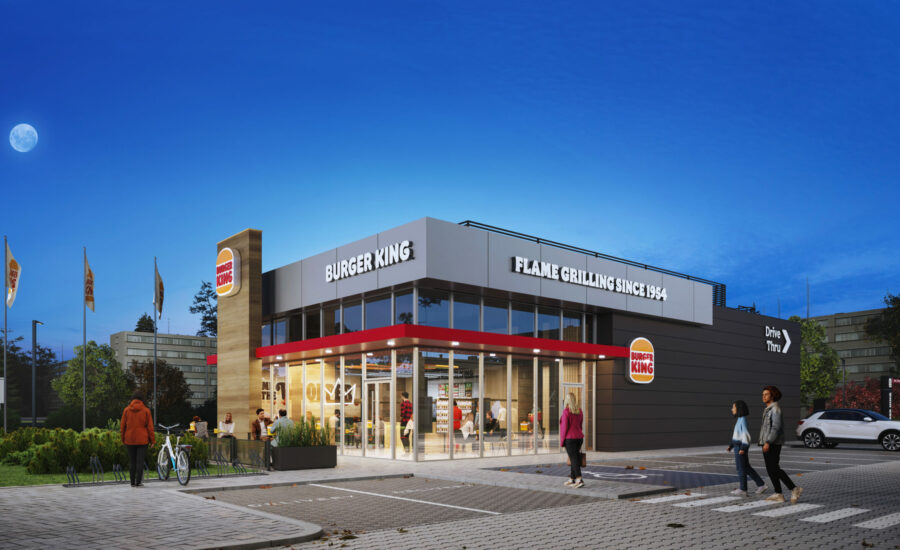 Budynek usług gastronomicznych Burger King w Zgorzelcu
